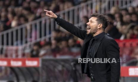 Pelatih Atletico Madrid, Diego Simeone.