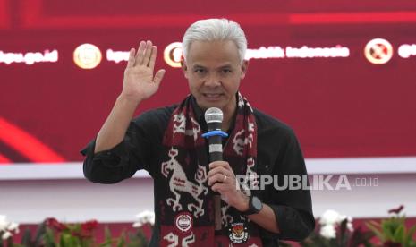 Calon presiden (capres) PDIP, Ganjar Pranowo.