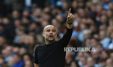 Pelatih Manchester City, Pep Guardiola.