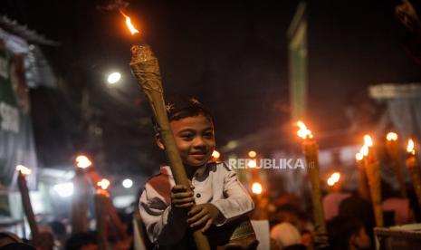 ILUSTRASI Pawai menyambut bulan suci Ramadhan 1445 H di Jakarta, Jumat (8/3/2024). 