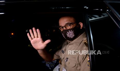 Anies Kena Covid-19, MUI Sebut Munas Sesuai Prokes. Gubernur DKI Jakarta Anies Baswedan.