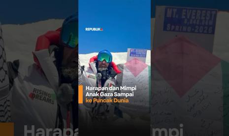 Harapan dan Mimpi Anak Gaza Sampai ke Puncak Dunia