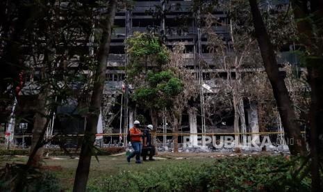 Kebakaran gedung utama Kejaksaan Agung (Kejagung).