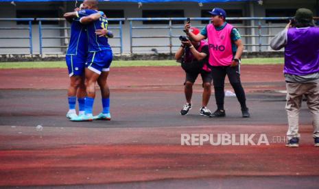 Laga Persib Bandung vs PSS Sleman di Stadion GBLA Bandung, Ahad (4/2/2023).