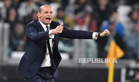 Pelatih Juventus, Massimiliano Allegri.