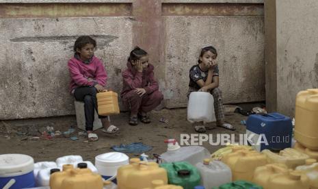 Hujan lebat akhirnya turun di Gaza setelah lebih dari satu bulan mengalami kesulitan air