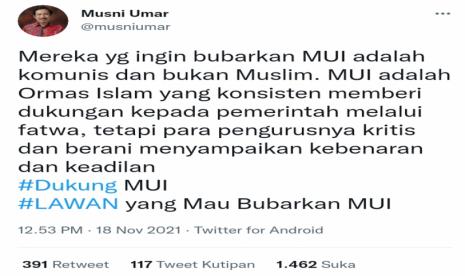 Siapa yang Maksa Ingin MUI Dibubarkan?