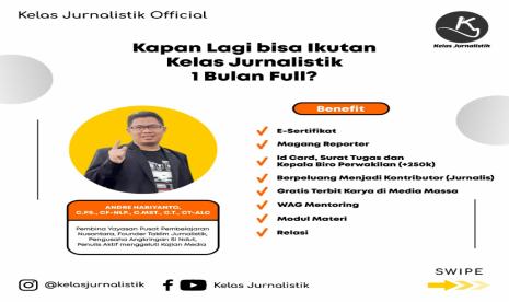 Pelatihan Kelas Jurnalistik Official Menjadi Pilihan Jurnalis Warga