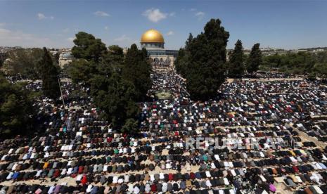 Masjid Al-Aqsa di Kota Tua Yerusalem. Yahudi meyakini keberadaan sapi merah sebagai kunci hancurkan Masjid Al-Aqsa 