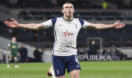 Gelandang Tottenham Hotspur pinjaman dari Real Madrid, Gareth Bale.