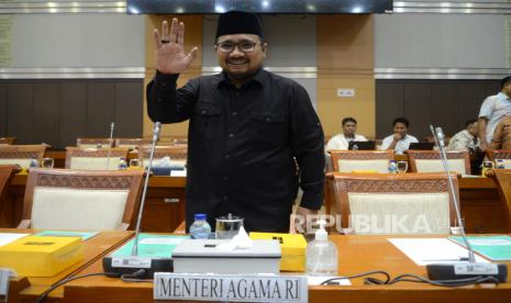 Menteri Agama Yaqut Cholil Qoumas berbicara tentang perlindungan terhadap anak.