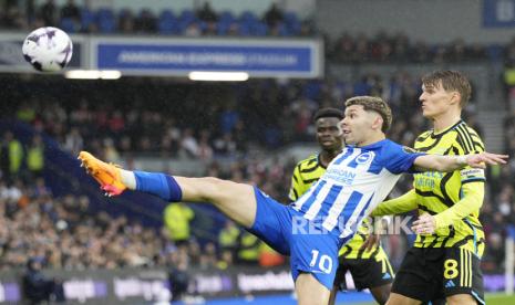 Brighton Vs Arsenal, Ahad (7/4/2024). 