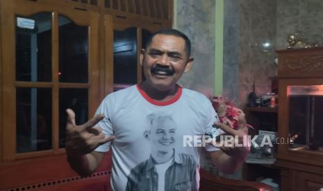 Fx Rudy ketika ditemui di kediamannya, Sabtu (20/5/2023). Ketua DPC PDIP Solo sebut tidak mengetahui Walkot Solo Gibran dipanggil DPP PDIP.