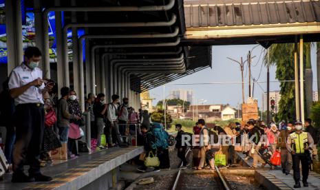 Suasana stasiun kereta api di wilayah selatan Jawa Tengah, Kutoardjo. (ilustrasi).