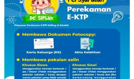 Disdukcapil Depok Kembali Jemput Bola Perekaman KTP-el ke Sekolah