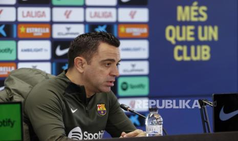 Mantan pelatih Barcelona Xavi Hernandez. 