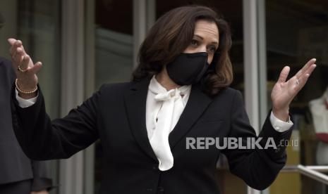  Kandidat wakil presiden dari Partai Demokrat, Kamala Harris. 