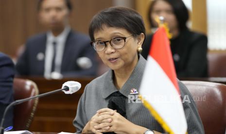 Menteri Luar Negeri Retno Marsudi. 538 WNI Dievakuasi dari Sudan Melalui Jeddah