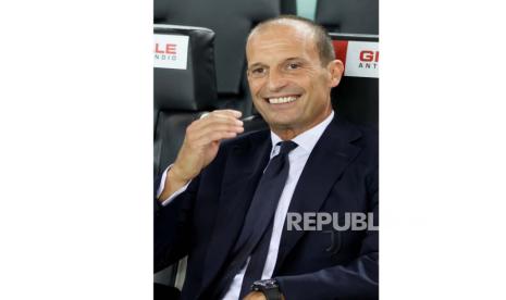 Pelatih Juventus Massimiliano Allegri. 