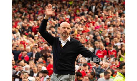 Pelatih Manchester United Erik ten Hag