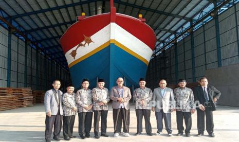  Kepada Pemerintah, Pimpinan Pesantren Al Zaytun Bilang akan Beri Kejutan. Foto:  Sejumlah pejabat Kemenag Kabupaten Indrmaayu saat bersilaturahim dengan Pimpinan Mahad Al-Zaytun Indramayu, Rabu (26/4/2023). 