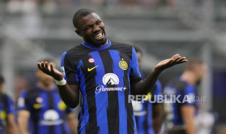 Penyerang Inter Milan Marcus Thuram