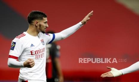 Houssem Aouar dari Olympique Lyon jadi incaran Arsenal