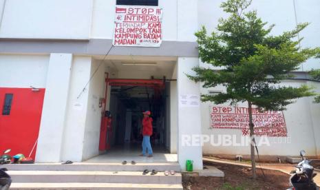 Suasana di Kampung Susun Bayam, Kelurahan Papanggo, Kecamatan Tanjung Priok, Jakarta Utara, Kamis (2/1/2024). 