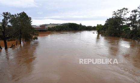  Sungai Wilsons banjir di Lismore, NSW, Australia, 29 Maret 2022. Australia telah kehilangan lebih banyak spesies mamalia daripada benua lain dan memiliki salah satu tingkat penurunan spesies terburuk di antara negara-negara terkaya di dunia. 