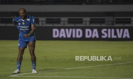 Penyerang Persib Bandung David Da Silva. 