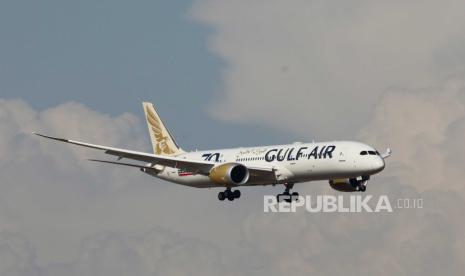  Sebuah pesawat Gulf Air Kerajaan Bahrain, ilustrasi