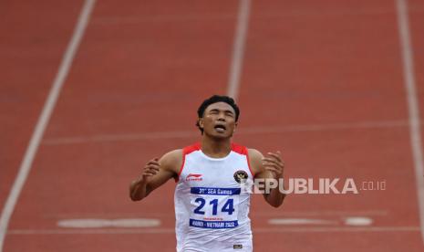 Sprinter Indonesia Lalu Muhammad Zohri. 