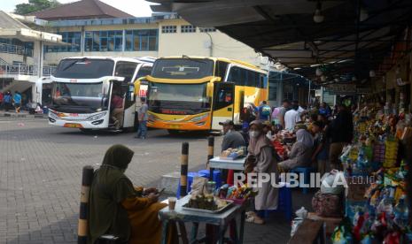 Puluhan Bus Program Balik Gratis Dilepas di Terminal Giwangan (ilustrasi).