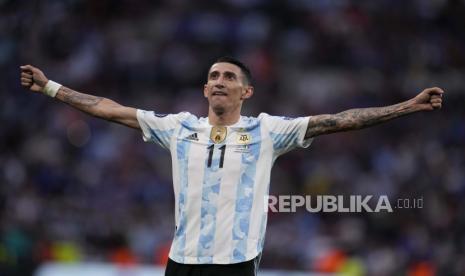 Pemain asal Argentina Angel Di Maria.