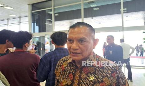 Sekretaris Jenderal DPP Partai Golkar, Letjen (Purn) Lodewijk F Paulus di Gedung Nusantara, Kompleks Parlemen, Senayan, Jakarta Pusat, Selasa (15/8.2023). 