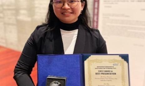 Mahasiswi ITB Sherina Wijaya Jadi Best Presenter di Konferensi Internasional di Jepang