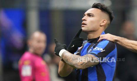 Pemain Inter Milan Lautaro Martinez