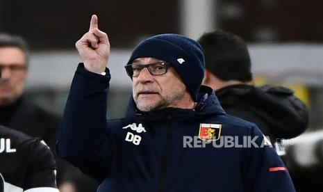 Pelatih Genoa Davide Ballardini.