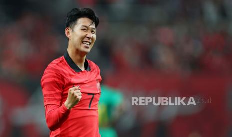 Kapten tim nasional (timnas) Korea Selatan, Son Heung-min.