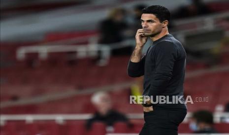 Pelatih Arsenal Mikel Arteta.