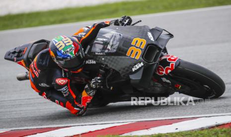 Pembalap MotoGP asal Afrika Selatan, Brad Binder, dari Red Bull KTM Factory Racing.