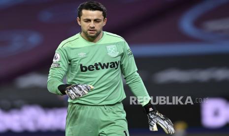 Kiper West Ham United, Lukasz Fabianski. 