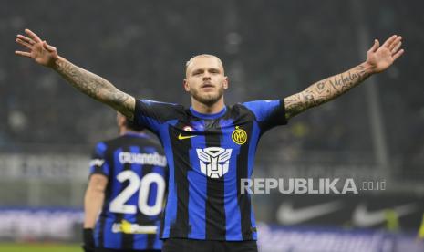 Pemain Inter Milan Federico Dimarco 