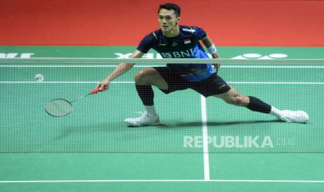 Pebulu tangkis tunggal putra Indonesia, Jonatan Christie alias Jojo.