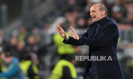 Pelatih Juventus, Massimiliano Allegri.