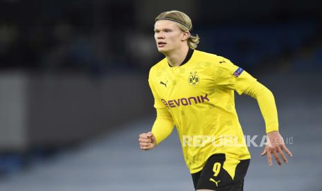 Striker Borussia Dortmund Erling Haaland.