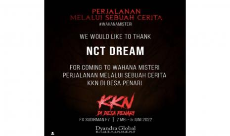 NCT Dream kunjungi wahana KKN di Desa Penari