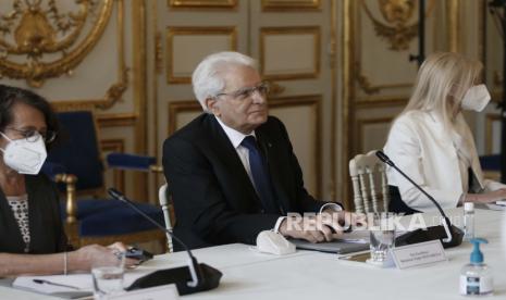 Presiden Italia Sergio Mattarella.