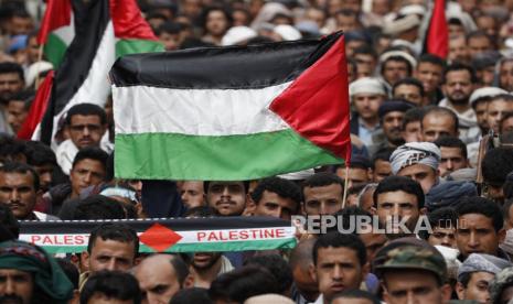 Bendera Palestina.