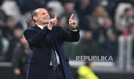 Pelatih Juventus, Massimiliano Allegri.